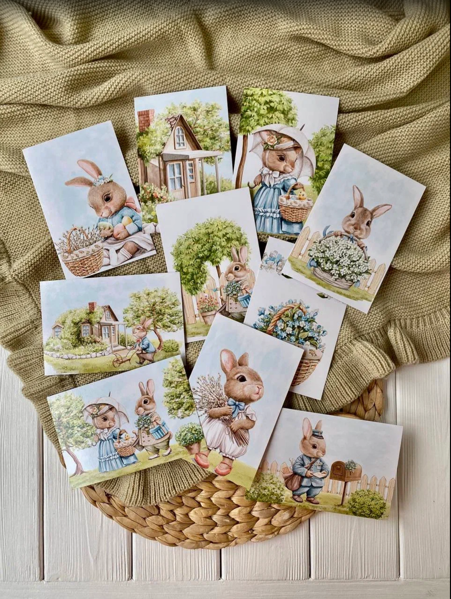Húsvéti képeslapok gyerekeknek